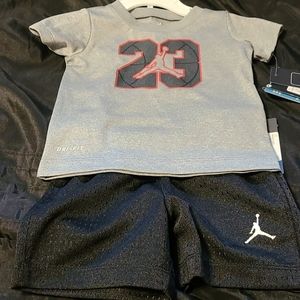 2 Piece Jordan Short Set 12 or 18 months